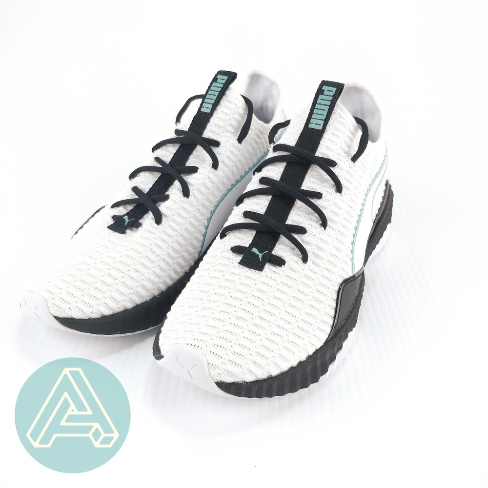PUMA WOMEN'S DEFY SNEAKER WHITE BLACK 190949 NEW